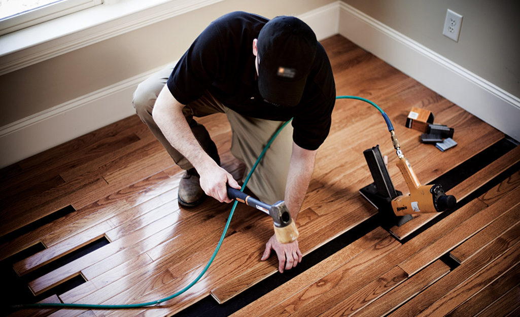 Flooring installation service